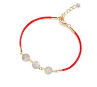 de Cheville Femme Rouge Corde Grenat Étudiant Mori Cadeau de Cheville Perles de Transfert Ancien