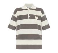De Coeur Polo- female- Ami Paris- Polo Shirts- Gray- M- Tops M