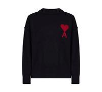 De Coeur Wool Jumper - female - Ami Paris - Round-neck Knitwear - Black - M - Knitwear M