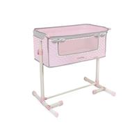 Decuevas Adjustable Sleep With Me Crib Pink Kids
