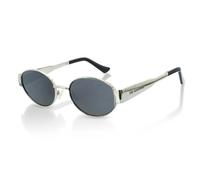 TruClothing Sunglasses Oval Polarized UV Protection Unisex Eyewear - Silver
