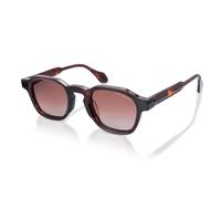 De-Gamme Sunglasses Geometric Frame Square Polarized UV Protection Eyewear in Red De-Gamme Red One Size