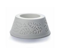 De Greef Pillar Candle Holder - Christmas Holly Design