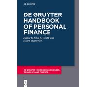 De Gruyter Handbook of Personal Finance