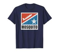 De Havilland Mosquito T-Shirt, Men, Navy Blue, Large