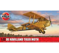 De Havilland Tiger Moth Airfix Model Plane Kit Military Aircraft 1:72 Scale 42pc