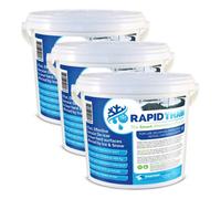 De Icer (Rapid Thaw), Snow Melt & Snow De-Icer For Driveways, Paths & Patios, Ice Melter, Stronger Than Rock Salt, 3X10Kg