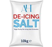 De-Icing Salt 10kg - Fast-Acting & High-Purity White Rock Salt | Quick Snow & Ice Removal | No Residue | Easy to Spread for Driveways, Paths & Roads | Packaging May Vary