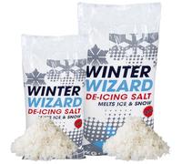 De-Icing Winter Salt White Grit Rock Salt Ice & Snow Remover Ideal for Roads, Driveways & Paths (10kg (1 Bag))