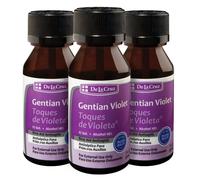 De La Cruz Gentian Violet First Aid Antiseptic Liquid 1 oz (Pack of 3)
