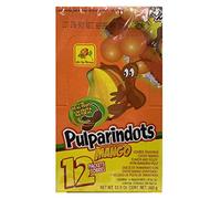 DE LA ROSA Pulparindots Dulce de Tamarindo Sabor Mango 12 Sobres 360 gr. | Coated Tamarind Candy Mango Flavor and Filled with Tamarind Pulp 12 Packets 12.8 oz.