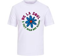 De La Soul 3 Feet High and Rising Promo T-Shirt Hip-Hop Native Tongu Shirt White Tee Shirt(X-Large)