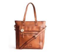 DE LAMASSU Stella Women's Leather Bag MZ-1055 - Genuine Leather Shoulder Bag/Shopper - 36 x 13 x 41 cm - Laptop Compartment & Adjustable Shoulder Strap - Work & Everyday - Luxury Packaging, light