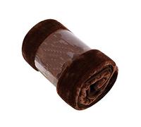 De Lavish Faux Fur Throw Blanket KingSize For Bed Sofa 3 Seater Extra Large Plain Soft Warm Mink 200 x 240 Cm, Chocolate