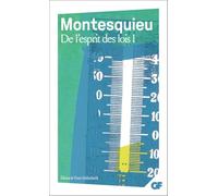 De l'esprit des lois 1 (Philosophie (1))