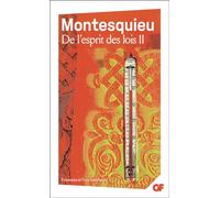 De l'esprit des lois 2 (Philosophie (2)): Anthologie
