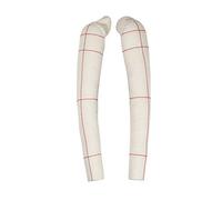 DE-LIANG Half Scale Dress Form 1/2 Soft arms for Sewing, Female Dress Form 1:2 Cotton Fabric Fully pinnable (NOT Adult Size 30cm ) Sewing arm Long Sleeve Draping Mannequin Hand, 1 Pair