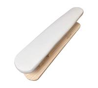 DE-LIANG Sleeve Ironing Board, Tailor’s Ironing Stool with Soft Pure Cotton Padding and Wooden Base, Ironing Pressing Board for Tailor Dress Forms, Household Use, Tailor Workshops