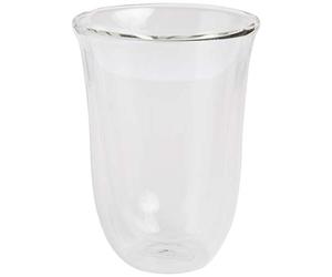 De’Longhi Delonghi 5513214611 Coffee Glass Transparent 2 Pieces (E) 220 ml - Coffee Glasses (Transparent, Glass, 2 Pieces (E), Clear, 220 ml, 117 mm)