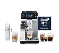 De’Longhi Eletta Ultra - Perfetto Automatic Coffee Machine with LatteCrema Automatic Milk Frothing, Over 50 Hot & Cold Drinks, Silent Technology, Colour Touch Display, Metal (ECAM472.85.MB)