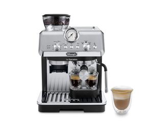 De’Longhi La Specialista Arte, Manual Bean To Cup Coffee Machine, Silver/Black, EC9155.MB