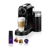 Nespresso CitiZ Coffee Machine with Integrated Aeroccino Milk Frother Black