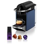Nespresso De'Longhi Pixie EN127.BL Capsule Coffee Machine with Two Direct Selection Buttons, ECO Mode, Compact Design, 19 Bar Pressure System, 1260 W, Blue/Black