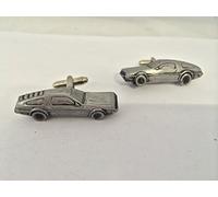 De lorean 3D cufflinks classic car pewter effect cufflinks ref60