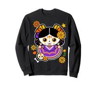 De Los Muertos La Catrina Day of The Dead Sugar Skull Women Sweatshirt