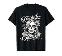 De Los Muertos La Catrina Day of The Dead Sugar Skull Women T-Shirt