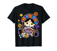 De Los Muertos La Catrina Day of The Dead Sugar Skull Women T-Shirt