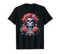 De Los Muertos La Catrina Day of The Dead Sugar Skull Women T-Shirt