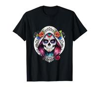 De Los Muertos La Catrina Sugar Skull Women Day Of The Dead T-Shirt