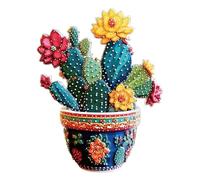 De Madera De Cactus - Juego Familiar Dee Dee Madera Para Ingenio, Arte Rompecabeza Flor Cactus | Para Adultos Familia Amigos Niños accessories