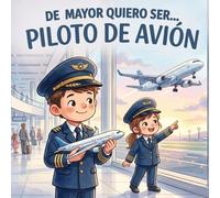 De mayor quiero ser... piloto: Una aventura infantil llena de ilusión, valentía y sueños para descubrir la aviación, los aviones y el mundo de los pilotos