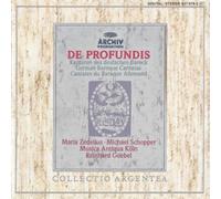 De Profundis German Baroque Cantatas (Schutz, Tunder, Bruhns, Weckmann, Strungk)