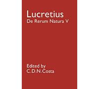 De Rerum Natura V: Bk.5 - Paperback NEW Lucretius 27 Dec 1984