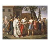 De Ribera Cincinnatus Abandons Plough Painting Large Wall Art Print Canvas Premium Mural