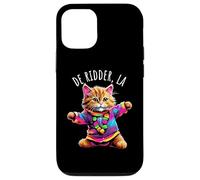 De Ridder LA USA Fun Cute Colorful Dancing Cat Design Case for iPhone 12/12 Pro