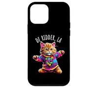De Ridder LA USA Fun Cute Colorful Dancing Cat Design Case for iPhone 12 mini