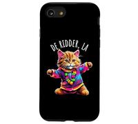 De Ridder LA USA Fun Cute Colorful Dancing Cat Design Case for iPhone SE (2020) / 7/8