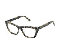 DE RIGO VISION ESPAÑA OPT;FRAMES Nina Ricci - MAT: Acetate-C: SHINY WHITE-BLACK TORTOISE D: 140x16 - Female