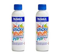 De-Solv It Sticky Stuff Remover - Multi-Surface Adhesive, Gum, and Stain Cleaner, Ideal for Vertical Surfaces, Removes Tar, Tape, Grime, Wax, Crayon, and More (250ml, Pack of 2)