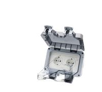 DE Standard IP66 16A AC250V Weatherproof Outdoor Wall Power Socket Box Electrical Outlet for Charging Pile(MP22-G)