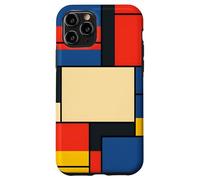 De Stijl Geometric Grid Abstract Modern Layout Case for iPhone 11 Pro
