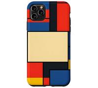 De Stijl Geometric Grid Abstract Modern Layout Case for iPhone 11 Pro Max