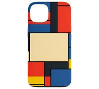 De Stijl Geometric Grid Abstract Modern Layout Case for iPhone 13