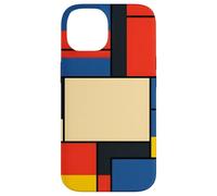 De Stijl Geometric Grid Abstract Modern Layout Case for iPhone 14