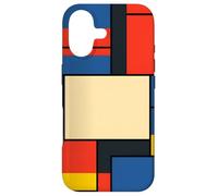 De Stijl Geometric Grid Abstract Modern Layout Case for iPhone 17