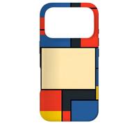 De Stijl Geometric Grid Abstract Modern Layout Case for iPhone 17 Pro